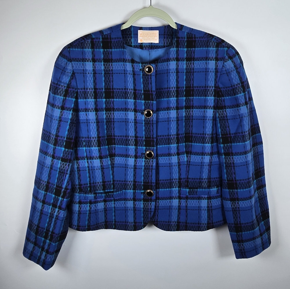 Pendleton Wool, Plaid Dress Jacket - image 1